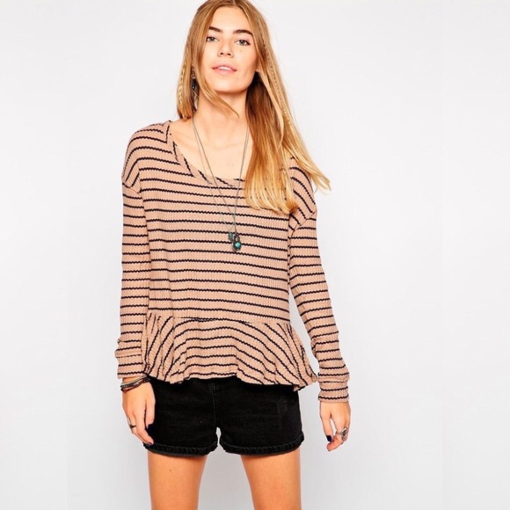 We The Free Auntie Em striped top