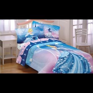 Disney Cinderella Twin Sheet Set Secret Princess
