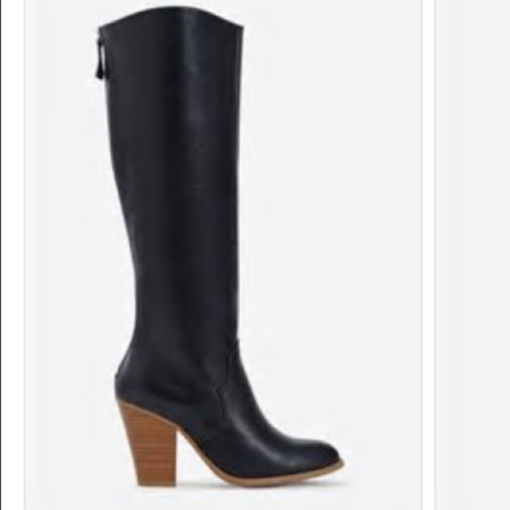 Black Boots Wide Calf NWT