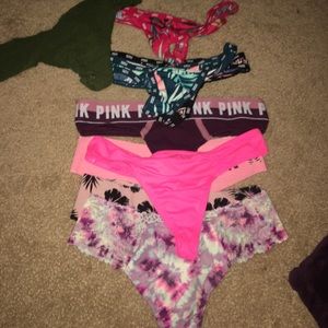 Victoria Secret PINK thong bundle!!
