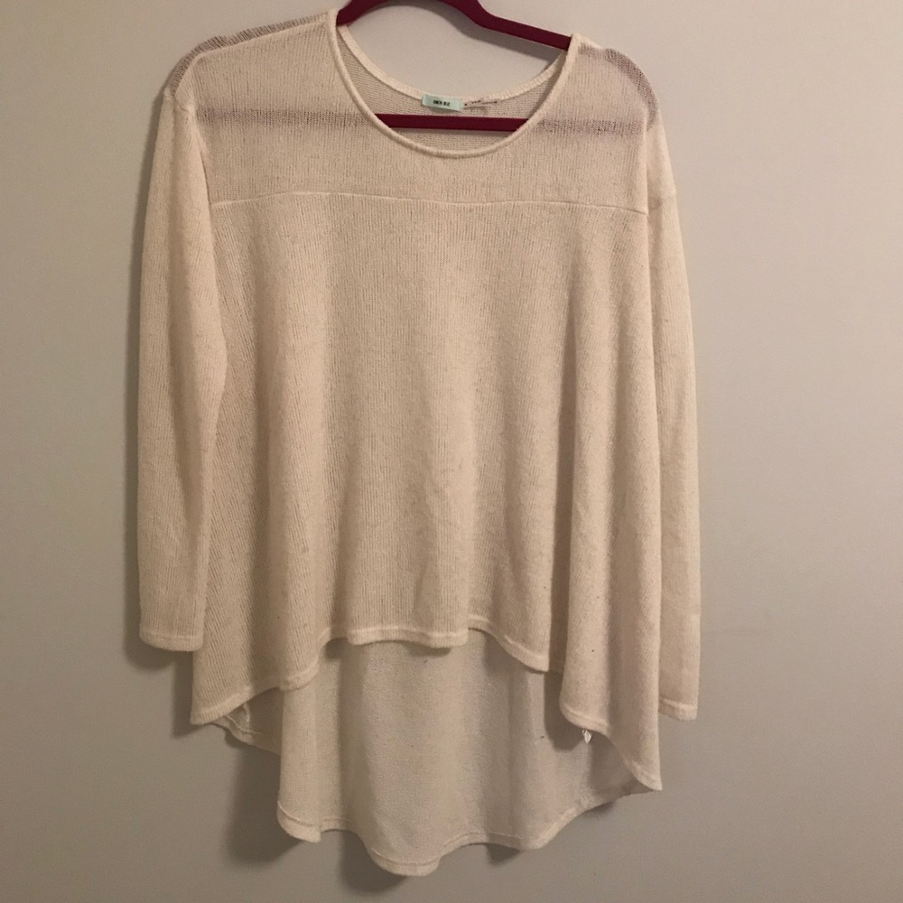high to low sweater