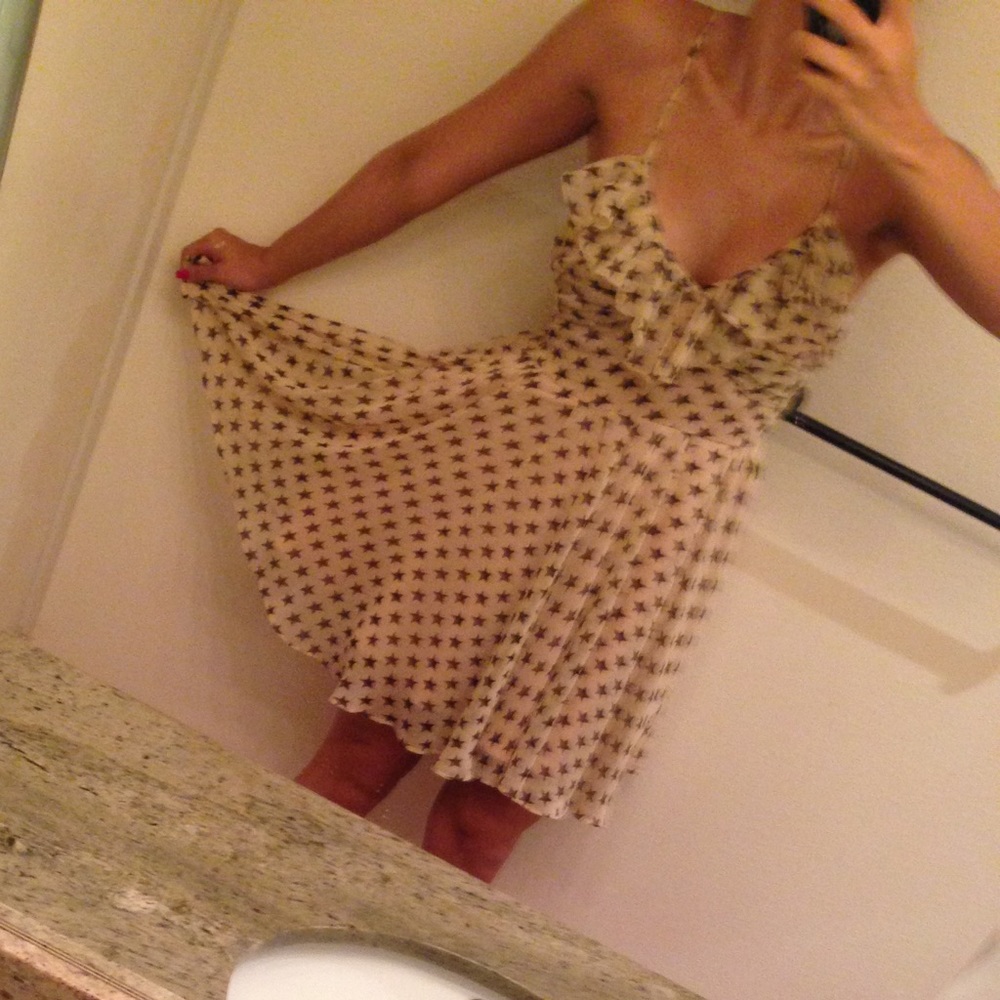 🌟STAR FLOWY CHIFFON PROM/Cocktail DRESS✨⚡️