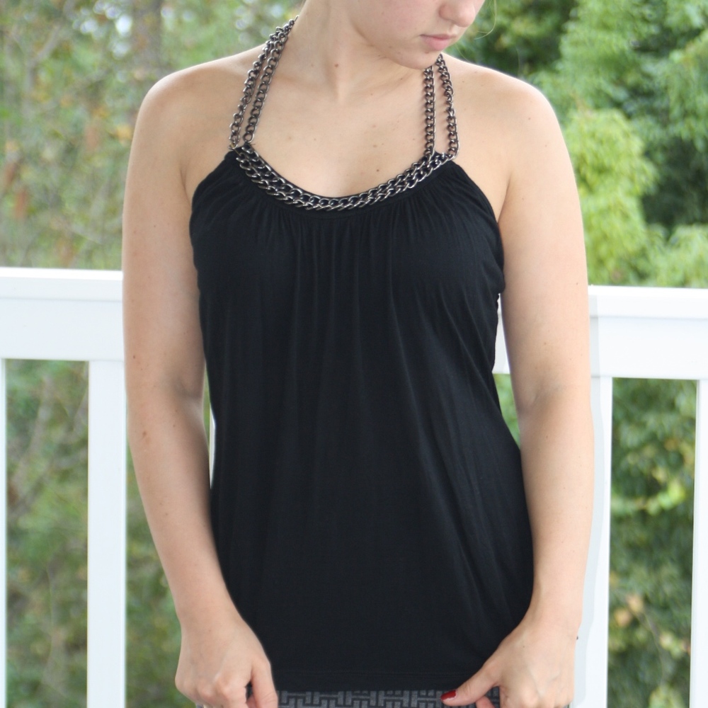 Black Chain Top