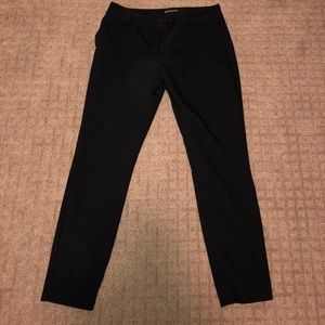 Skinny leg work trousers short