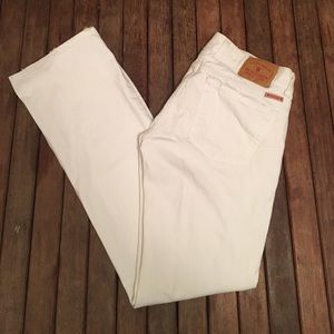 Lucky Brand Dungarees White Size 6 American Made