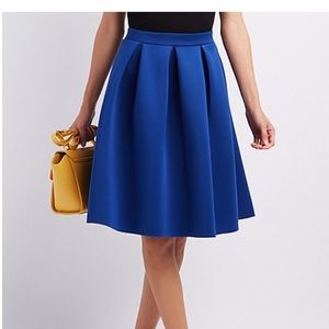 Blue scuba skirt