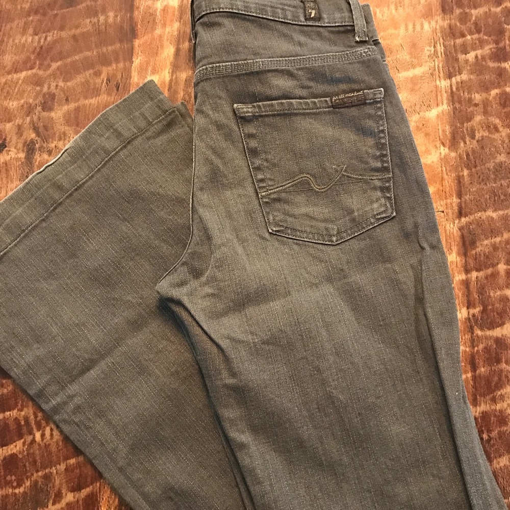 7 For All mankind Gray Ginger Jeans