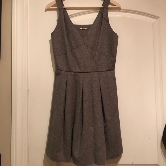 nwot miu miu grey wool structured a-line dress - Picture 1 of 5