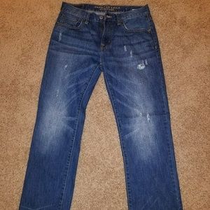 American Eagle Original Straight Distressed Jeans