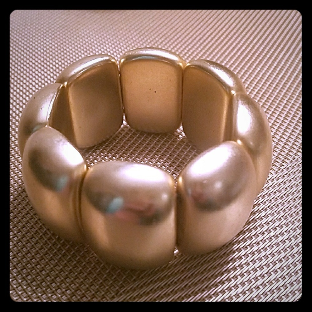 golden statement bracelet!!