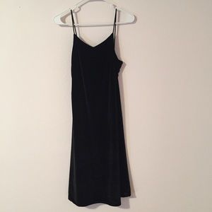 Velvet Midi Slip Dress