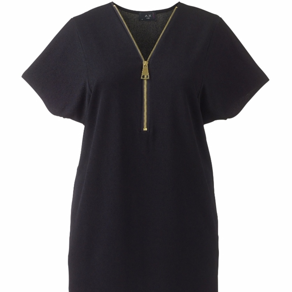 NWT Zipper Front Top by AX Paris