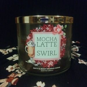 Mocha Latte Swirl candle Bath & Body Works