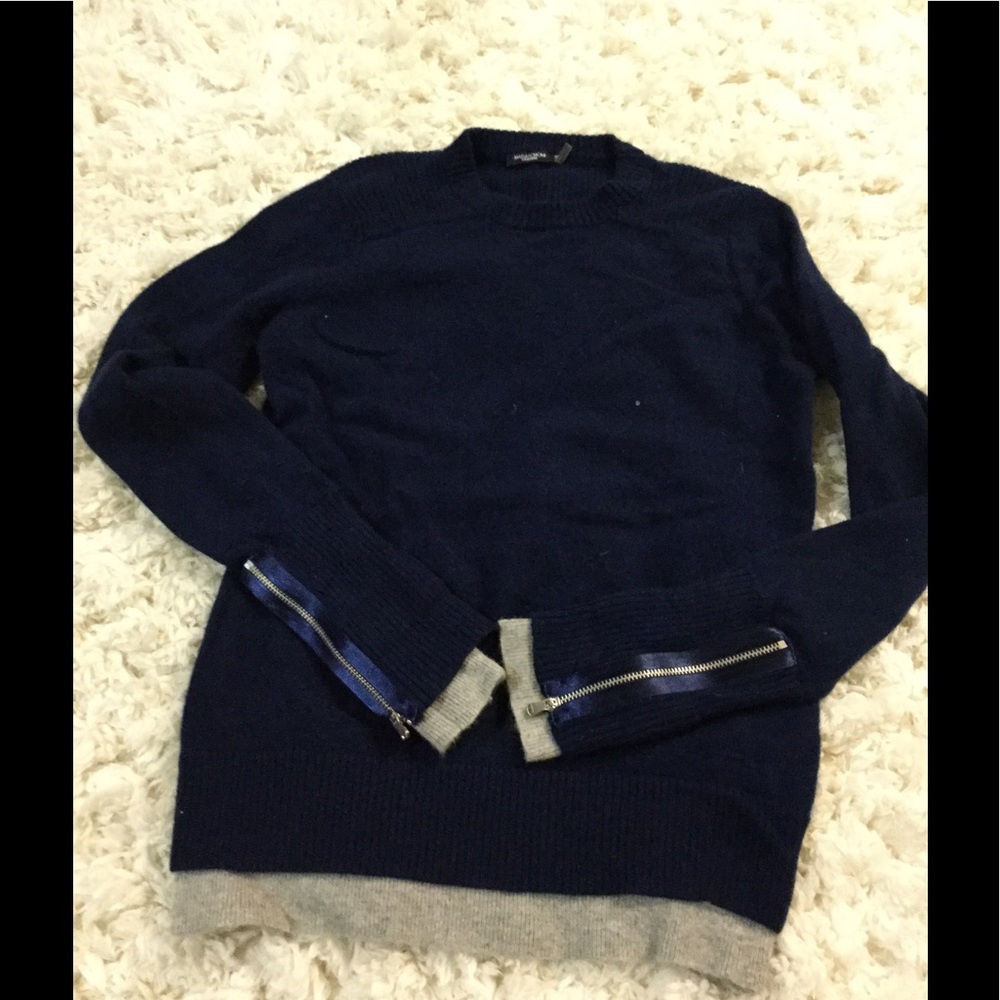 Blue cashmere sweater