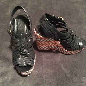Tory Burch sandal wedges.