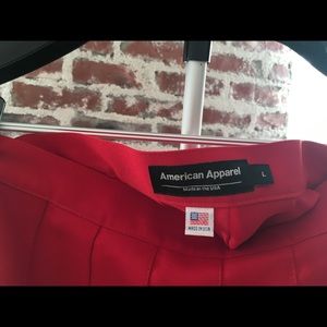 American apparel gabardine tennis skirt large