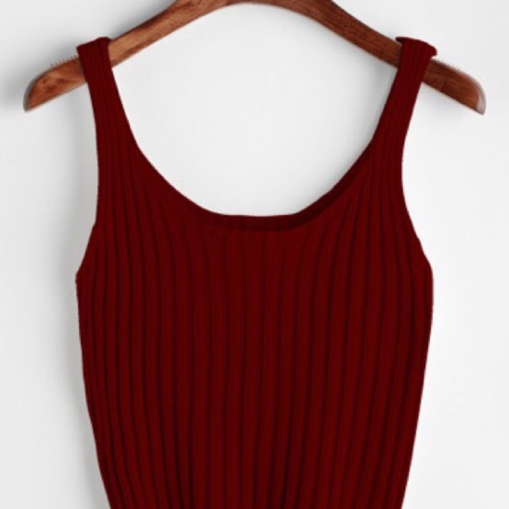 Ribbed tank top