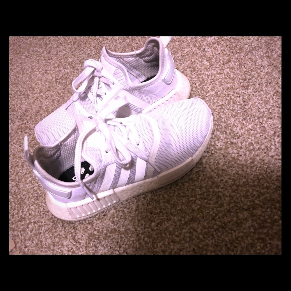 All white womans NMD