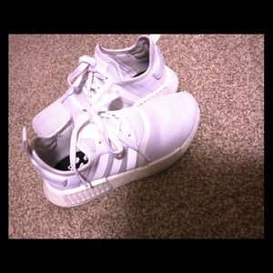 All white womans NMD