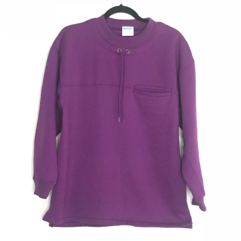 90s Purple pullover sweater by Cheetah Mervyns