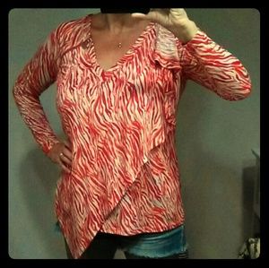 Anne Klein Asymmetric Blouse