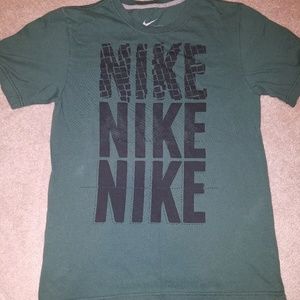 Green Nike Boys Tee