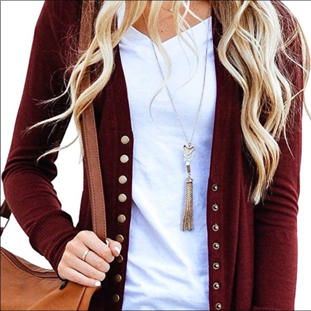 Long Sleeve Fall Cardigan - Picture 5 of 7