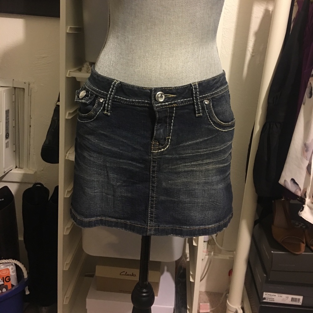 American Rag Jean Mini Skirt