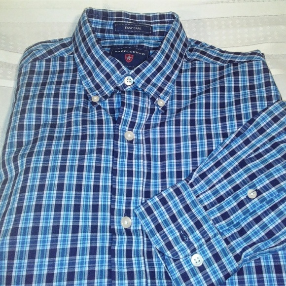Saddlebred Mens L/S Button Down Shirt - Picture 4 of 6