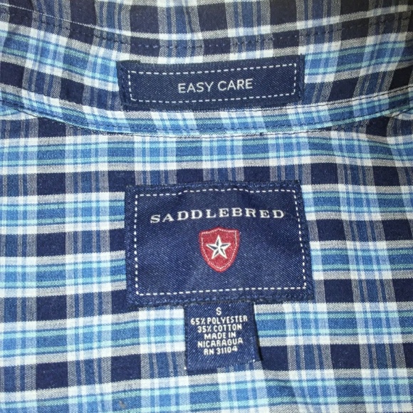 Saddlebred Mens L/S Button Down Shirt - Picture 5 of 6