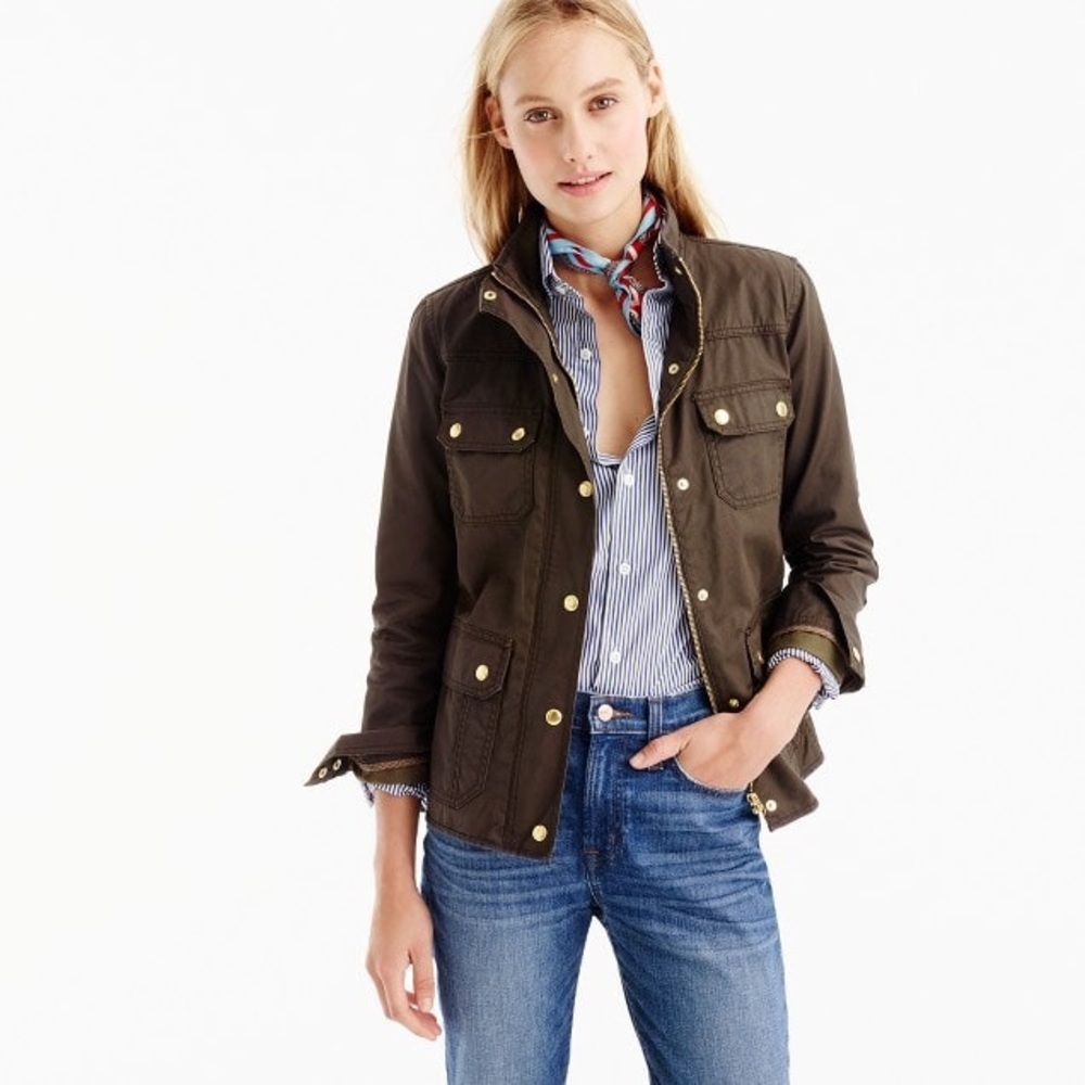NWT J. Crew Downtown Field Jacket — Size XXS
