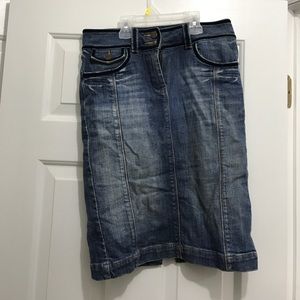Vintage Karen Millen Denim Jean Skirt