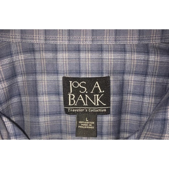 Rare Jos. A. Bank Long Sleeve Plaid Casual Shirt - Picture 4 of 4
