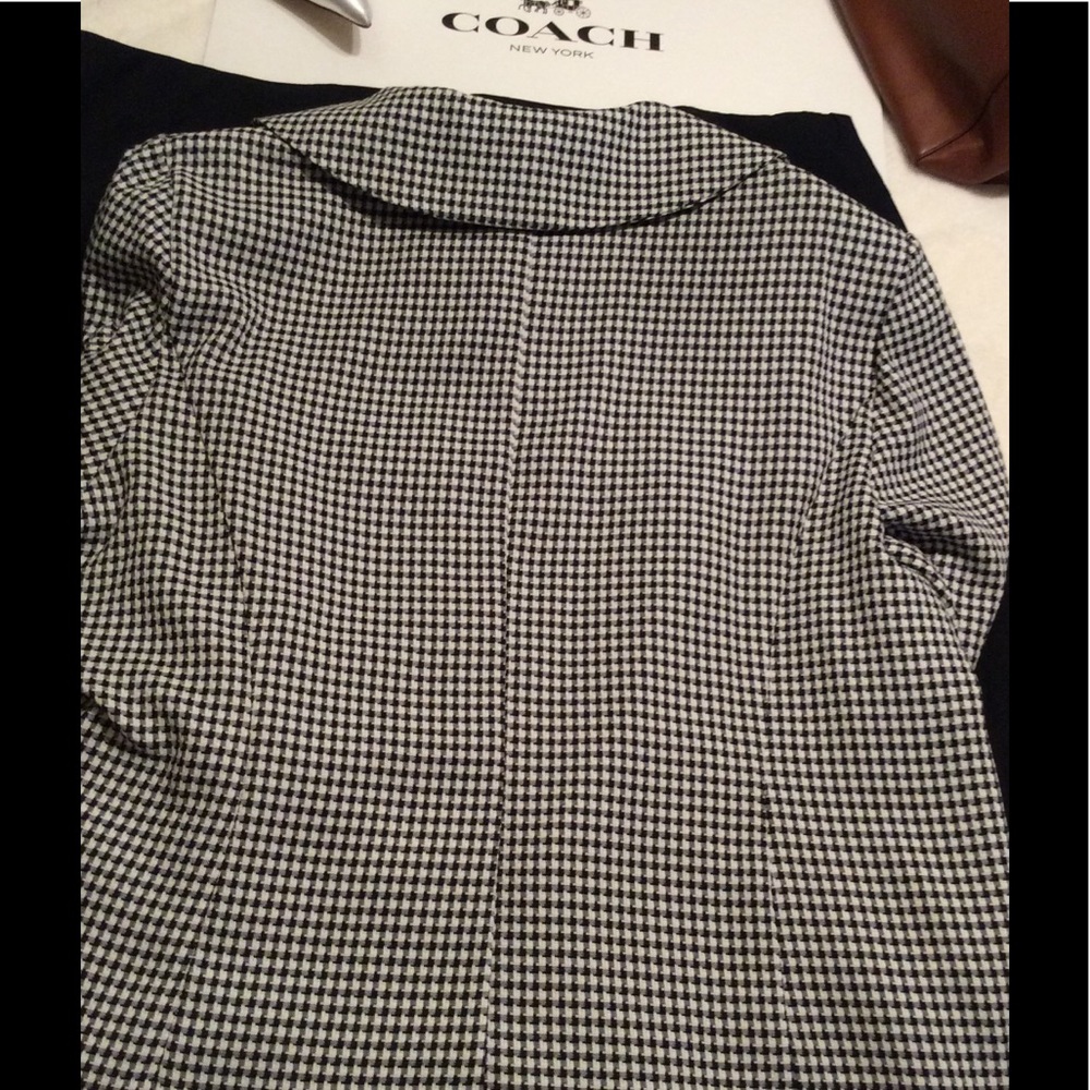 🎁NWT-2PC Black/White Houndstooth Check Jacket 20W - Picture 4 of 8