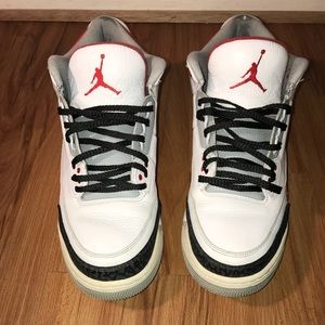 2013 Air Jordan Retro 3 “Fire Red” Men’s Size 12.5