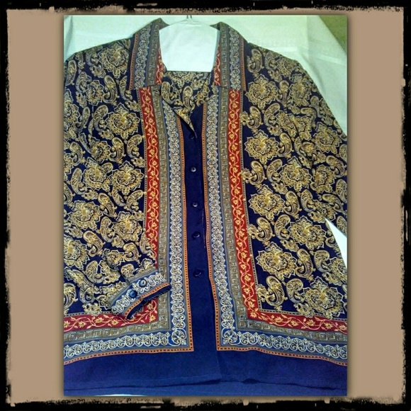 Gorgeous TanJay Blouse ~LN - Picture 2 of 7