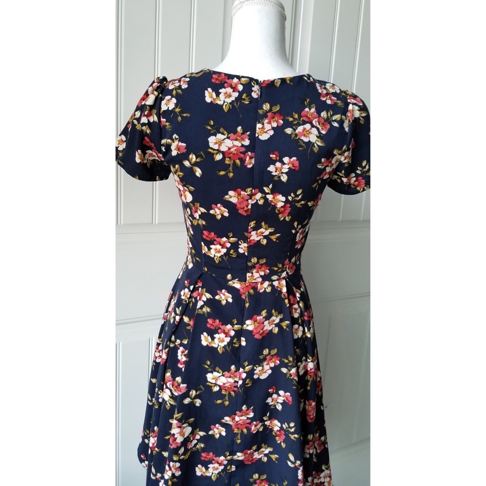 Adorable Floral High Low Dress - Picture 5 of 7