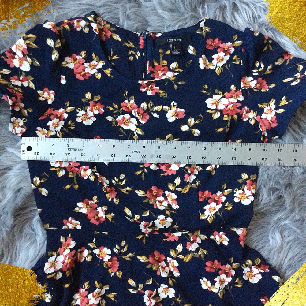 Adorable Floral High Low Dress - Picture 6 of 7