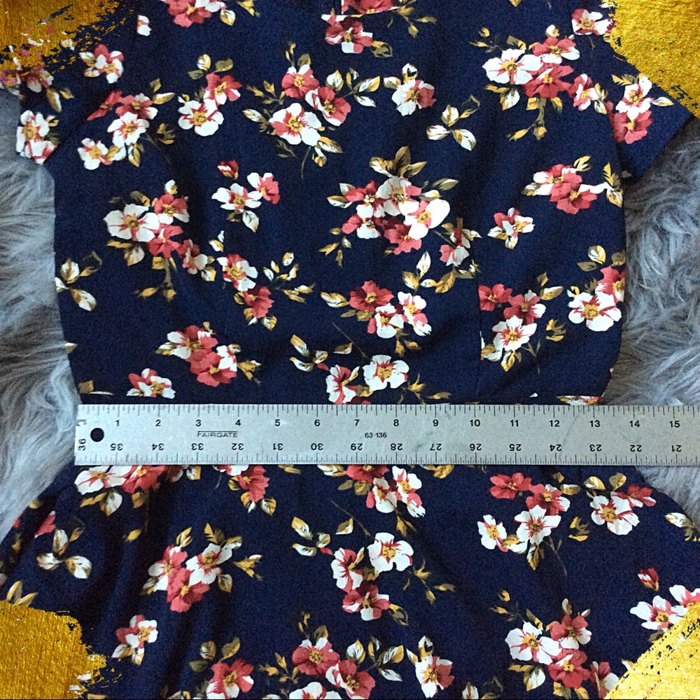 Adorable Floral High Low Dress - Picture 7 of 7