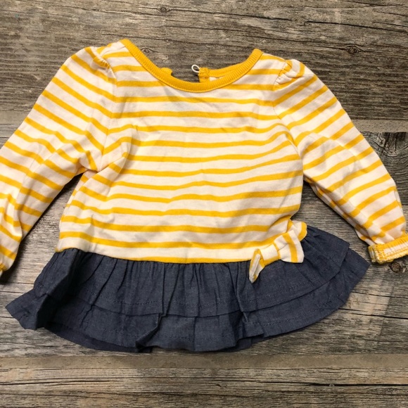 🎀 New Cat & Jack Striped Dress Size Newborn - Picture 2 of 4