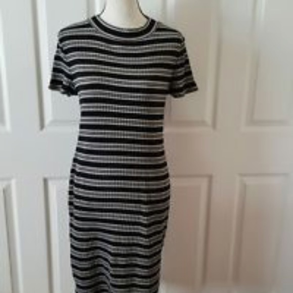 Maternity Striped Sweater Dress - Picture 2 of 2