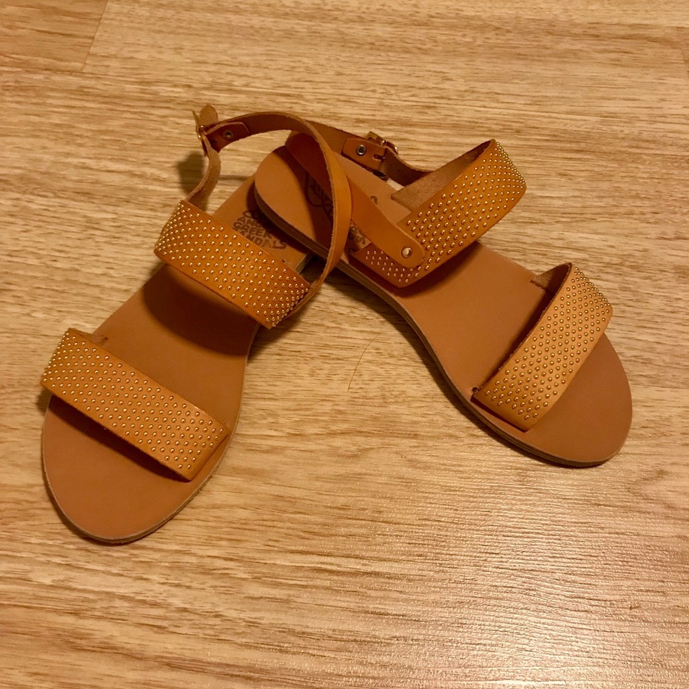 NWT Ancient Greek Sandals - Nude color, size 38