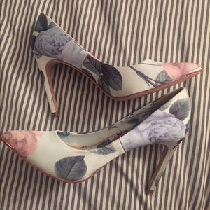 Ted Baker floral pumps