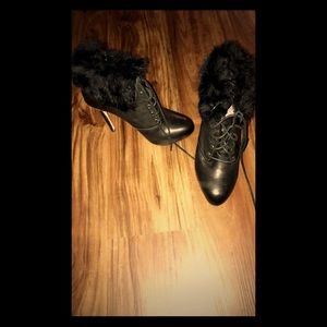 Dolce Vita fur booties.