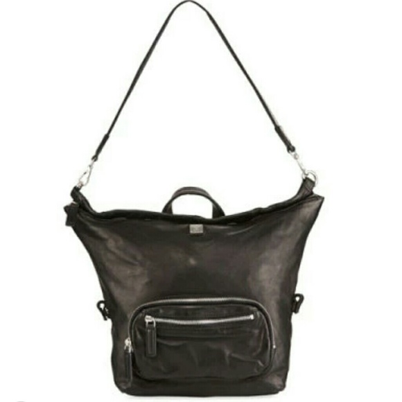 MCM Transformer Black Backpack