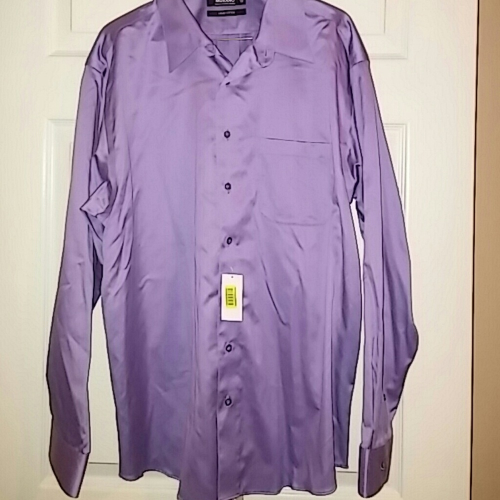 NWT Men's Murano Liquid Cotton Dress Shirt