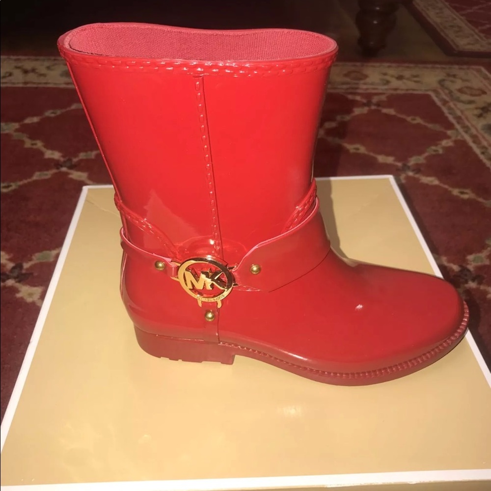 MK rain boots