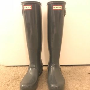 Hunter glossy boots