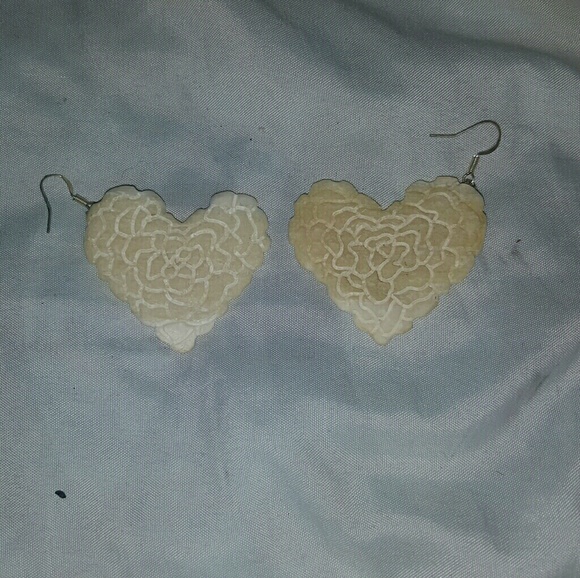 Ivory Earrings – Fish Creek Company Ivory hook earrings