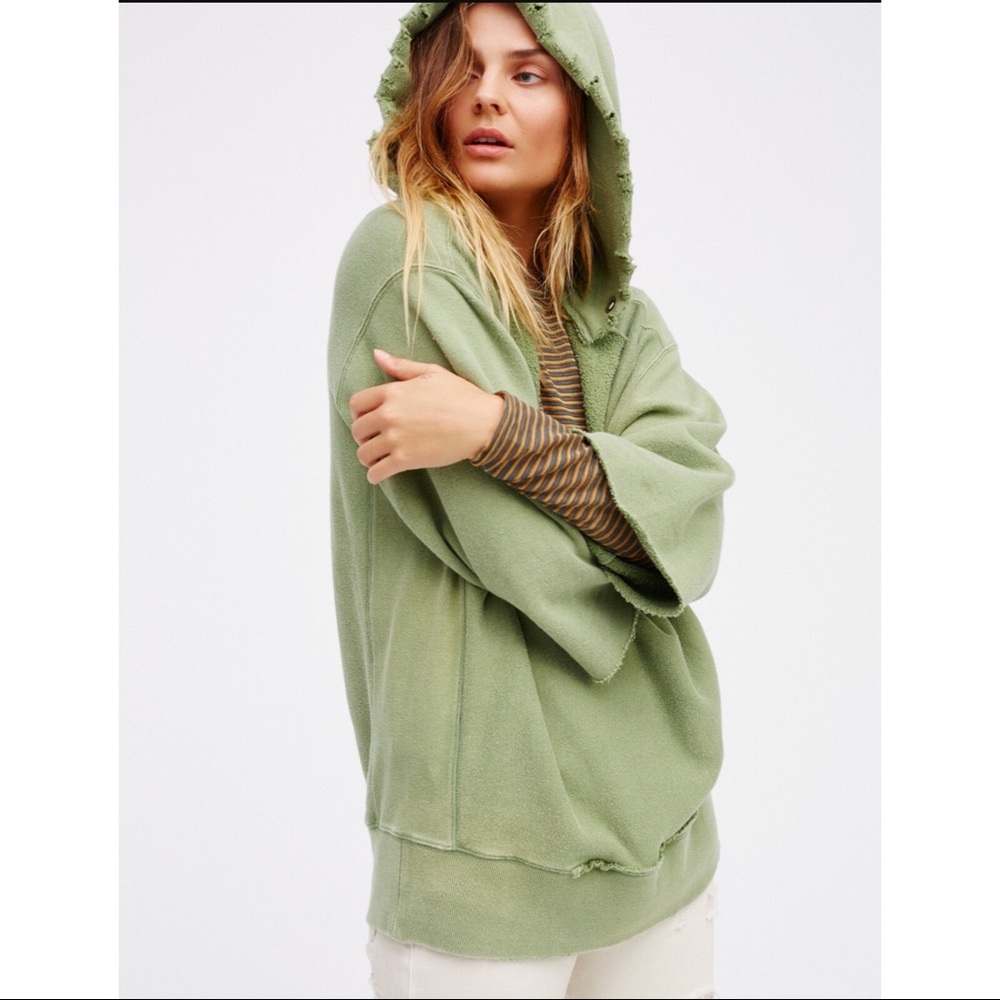 NWOT FREE PEOPLE VINTAGE WEST TRACK HOODIE NO OFFERS